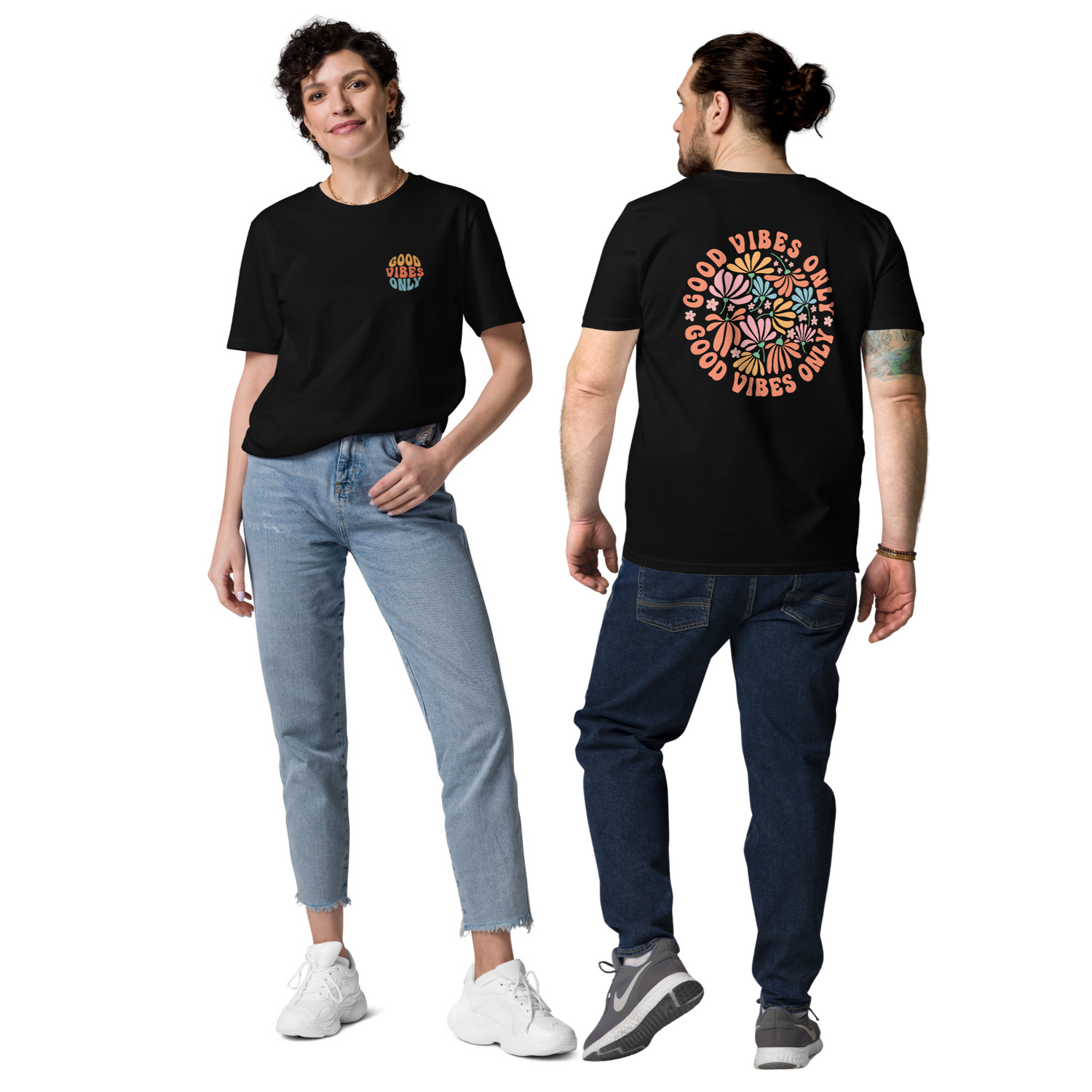 Good Vibes Only Unisex Organic Cotton T-shirt