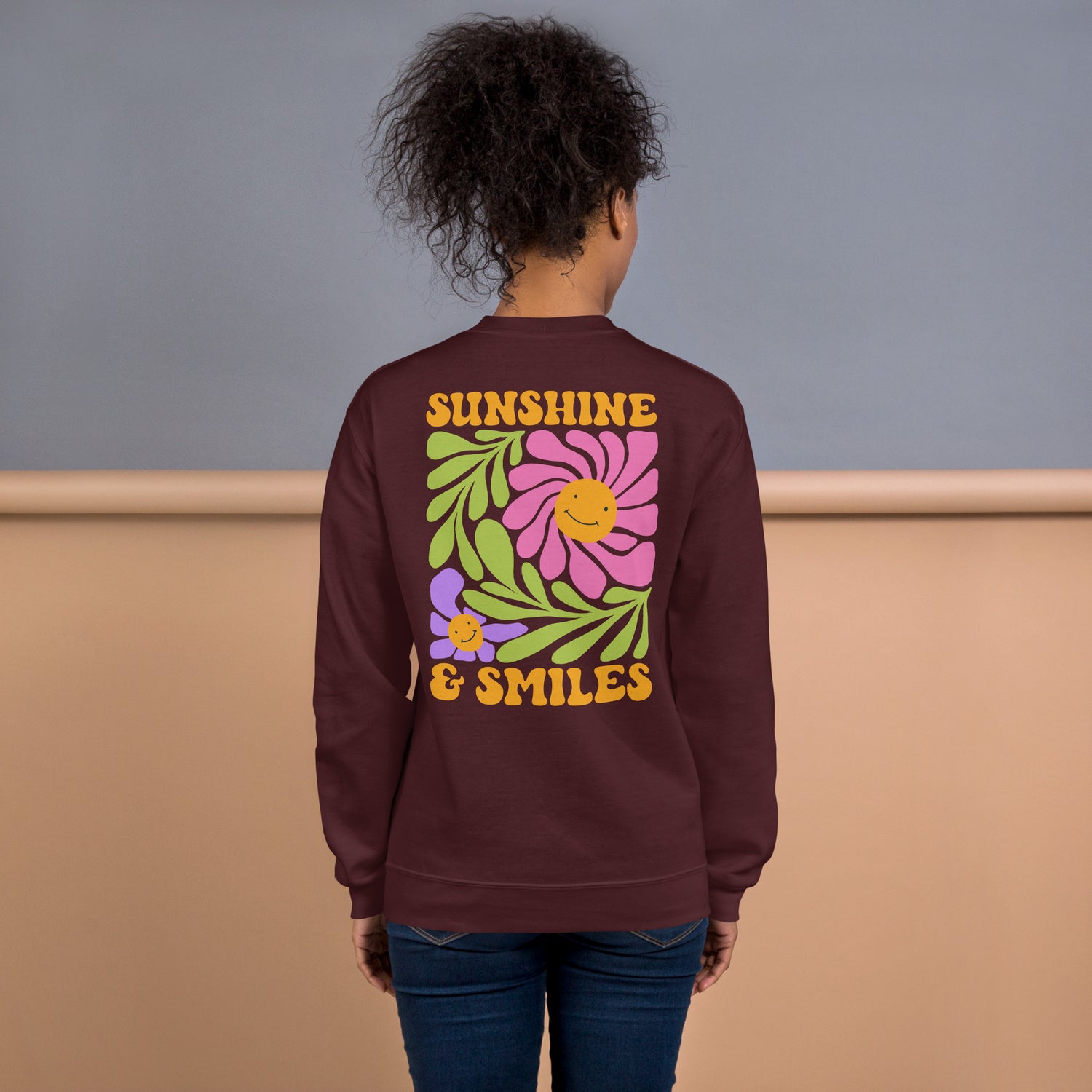 Sunshine &amp; Smile Women Sweatshirt