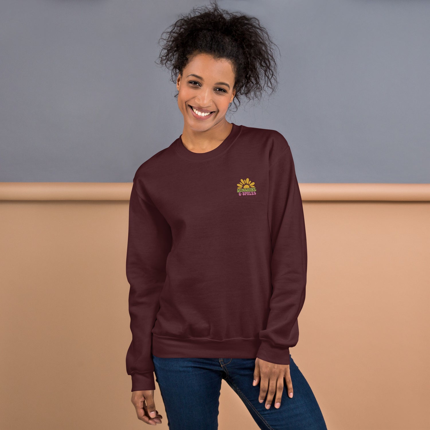 Sunshine &amp; Smile Women Sweatshirt