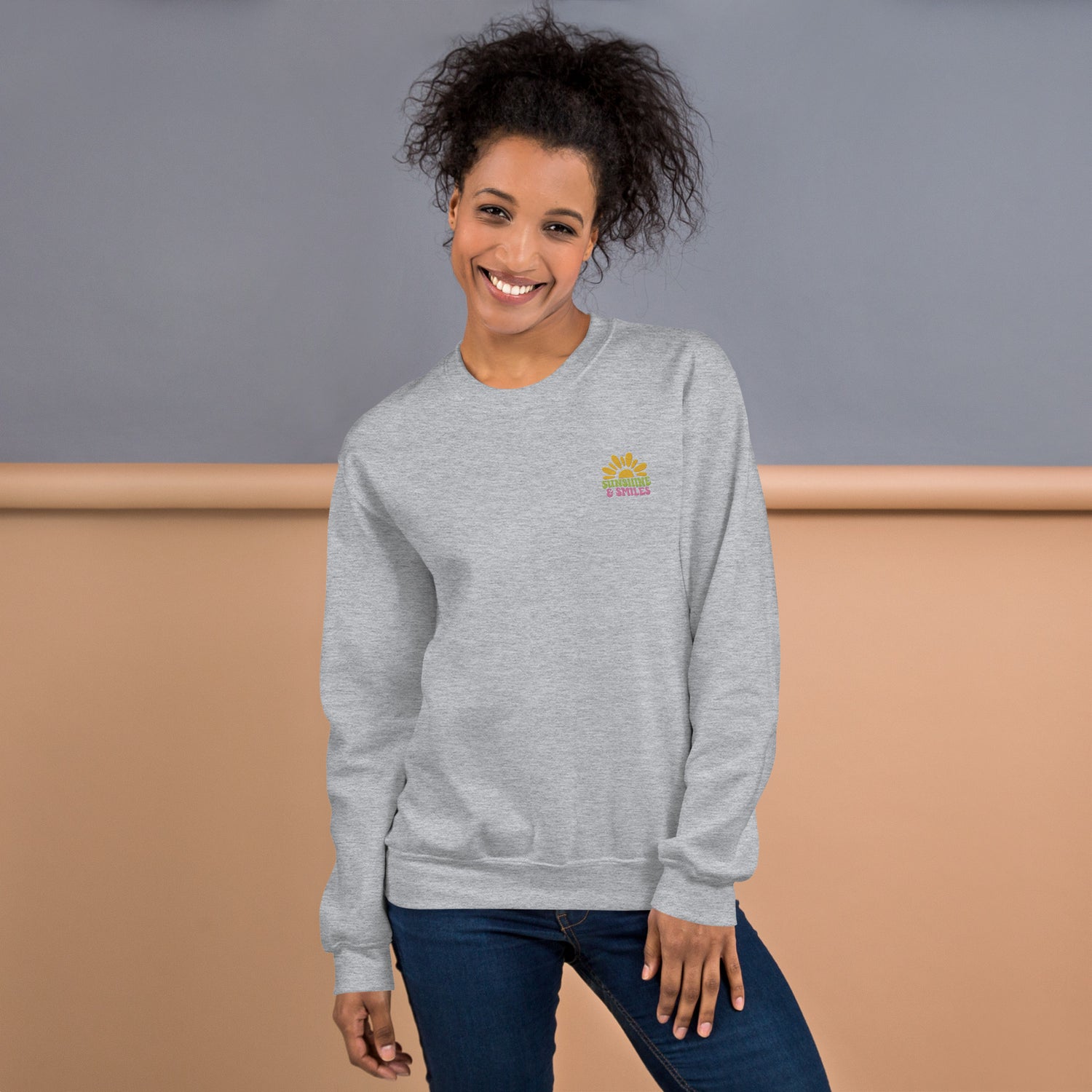 Sunshine &amp; Smile Women Sweatshirt