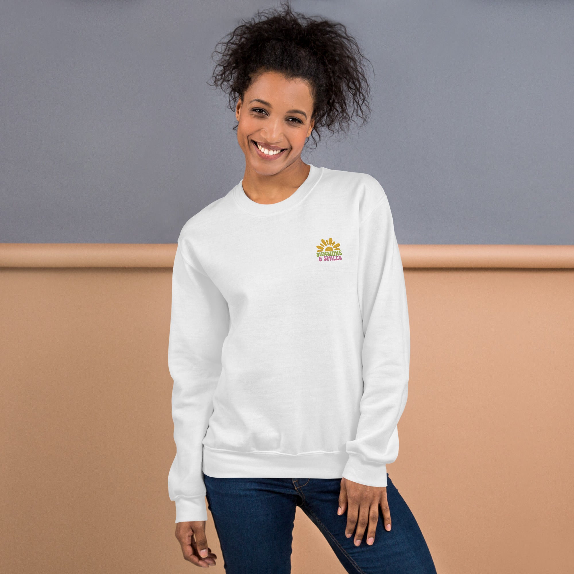 Sunshine &amp; Smile Women Sweatshirt