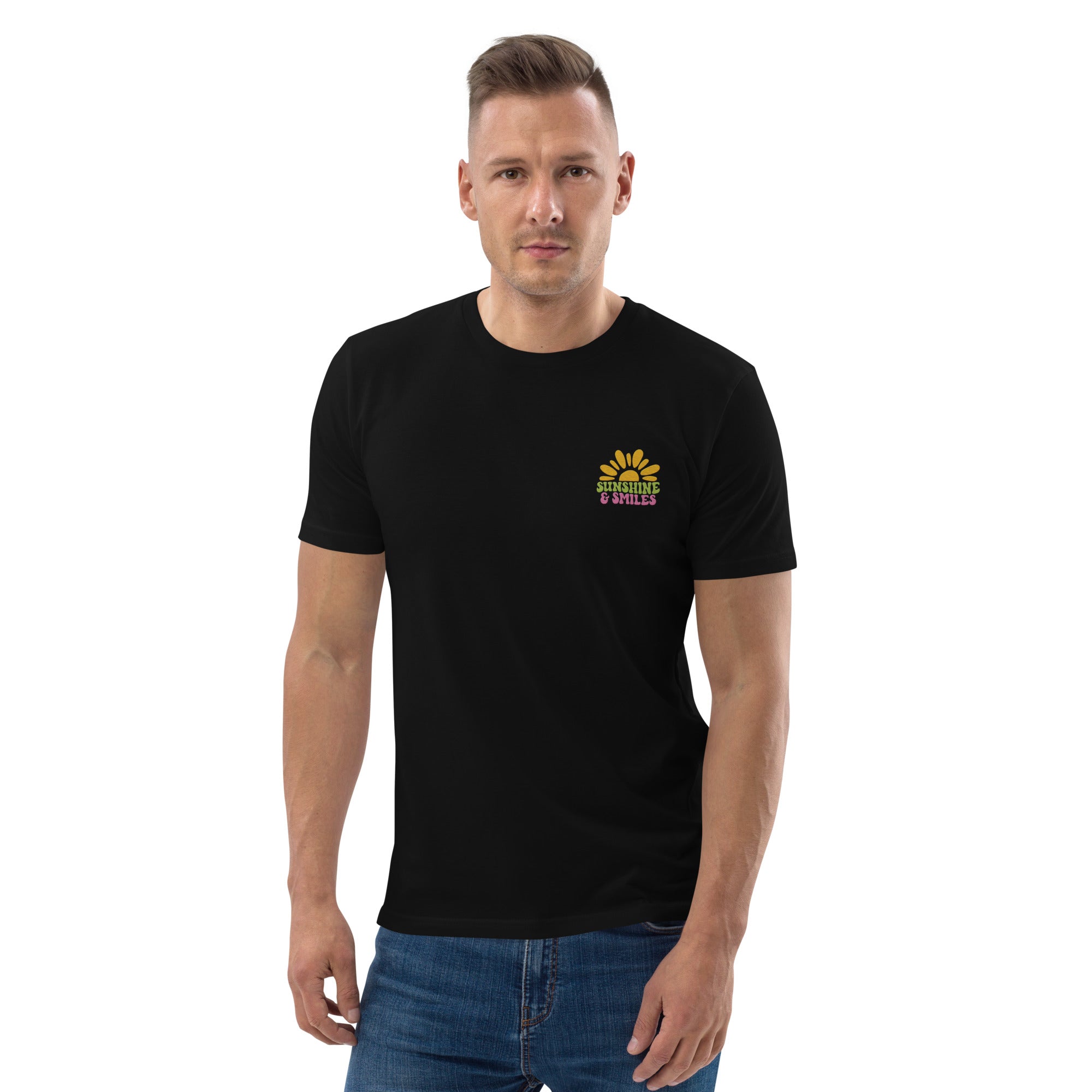 Sunshine &amp; Smile Organic Cotton Men T-shirt