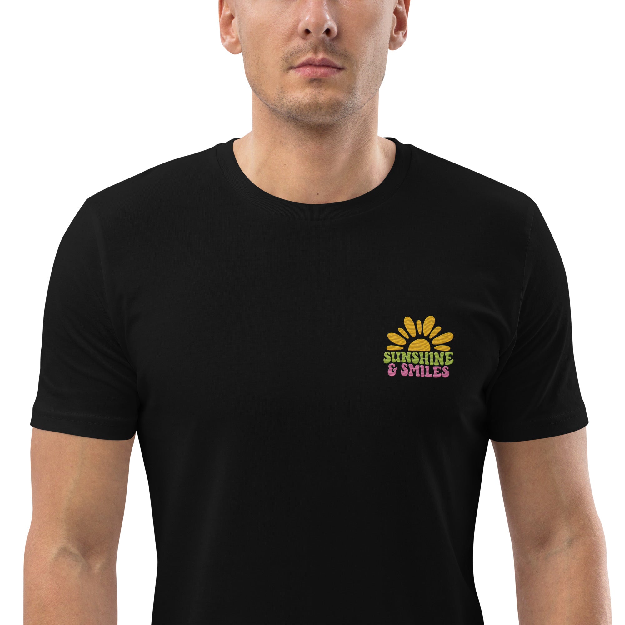 Sunshine &amp; Smile Organic Cotton Men T-shirt