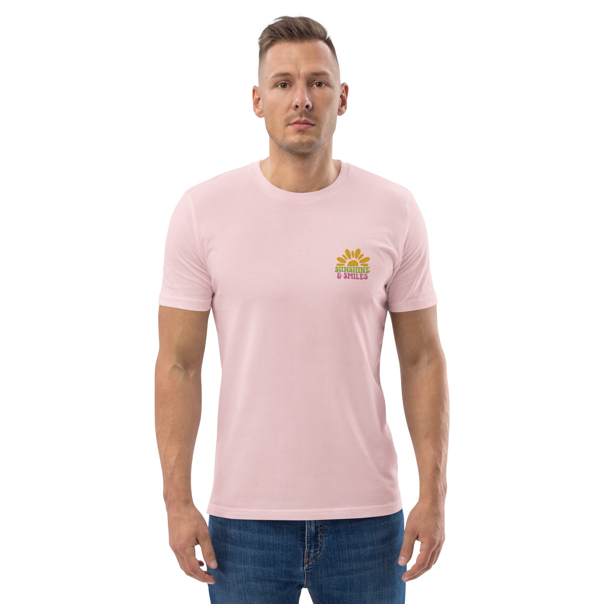 Sunshine &amp; Smile Organic Cotton Men T-shirt