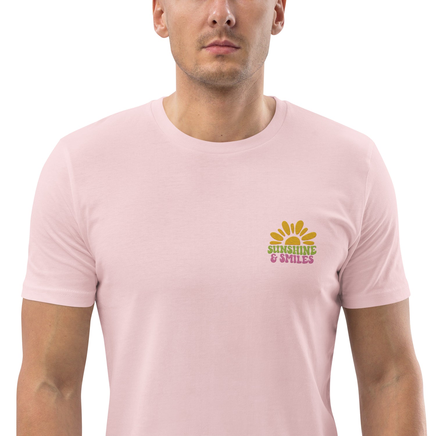 Sunshine &amp; Smile Organic Cotton Men T-shirt