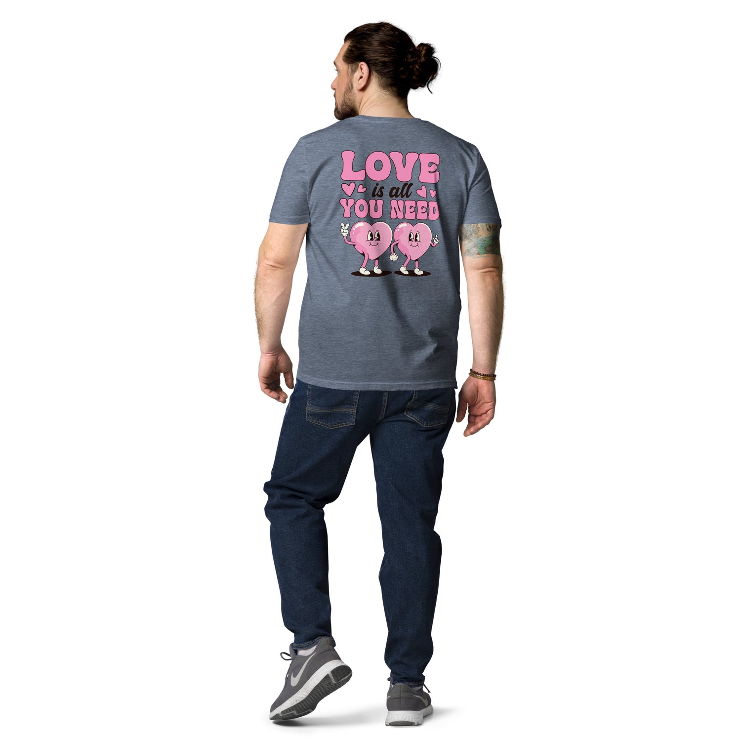 Love Is All Your Need Organic Cotton Men T-shirt