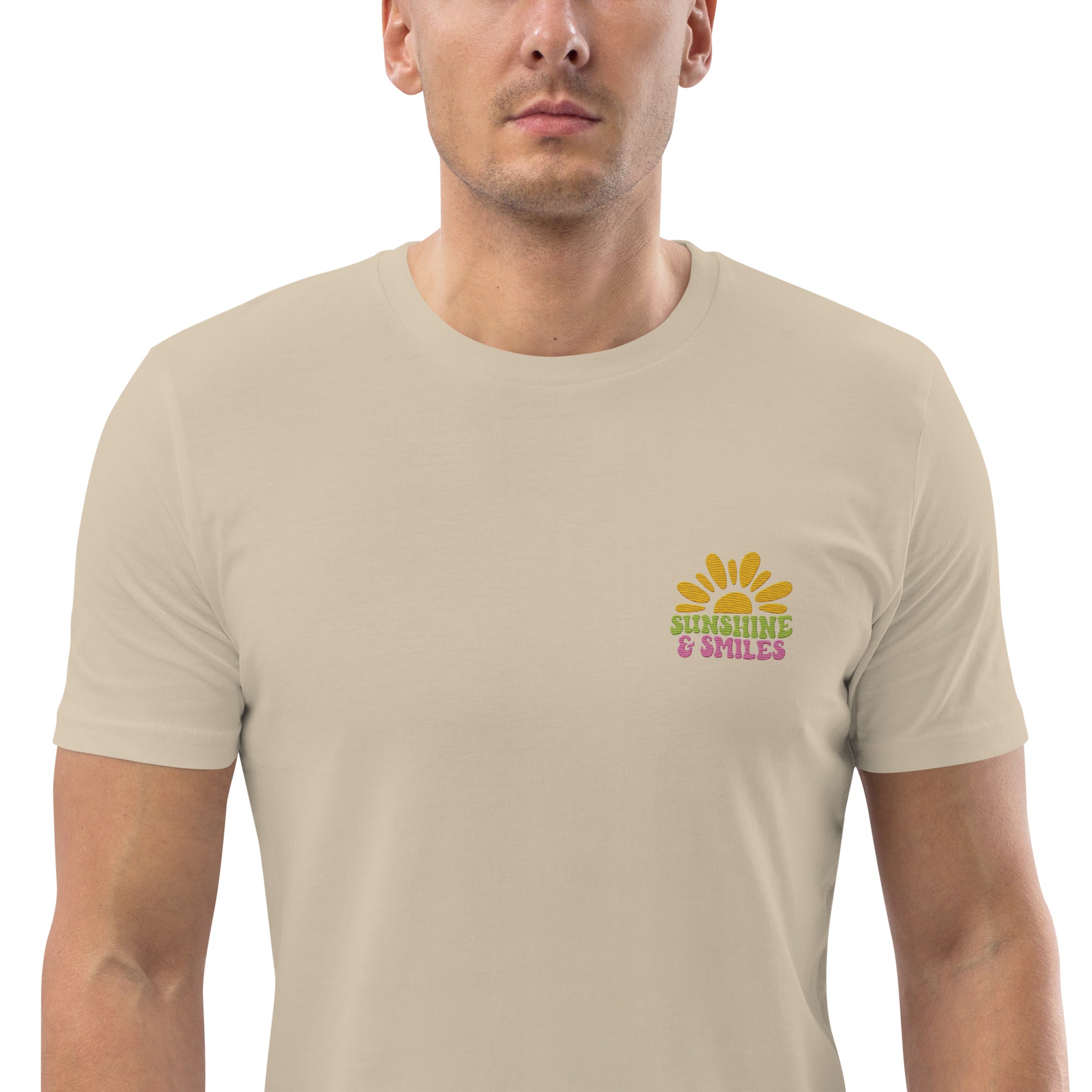 Sunshine &amp; Smile Organic Cotton Men T-shirt