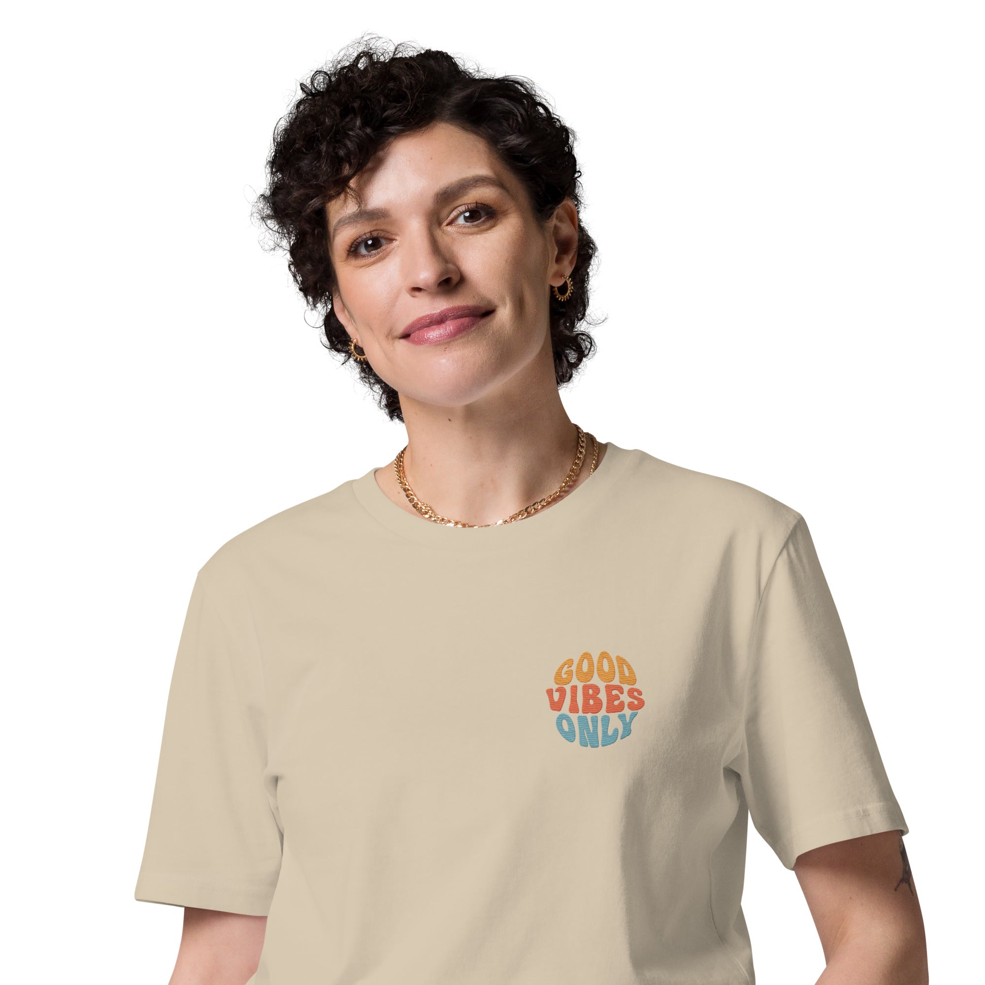 Good Vibes Only Organic Cotton Women T-shirt