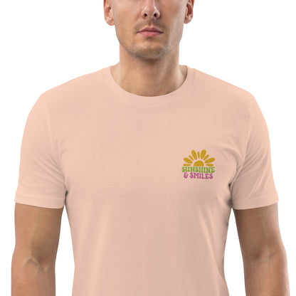 Sunshine &amp; Smile Organic Cotton Men T-shirt