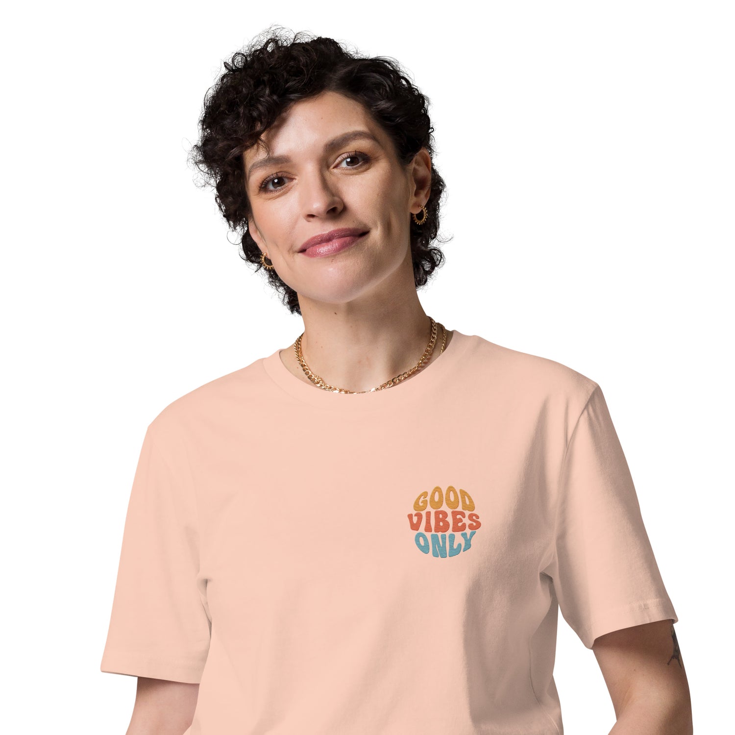 Good Vibes Only Organic Cotton Women T-shirt