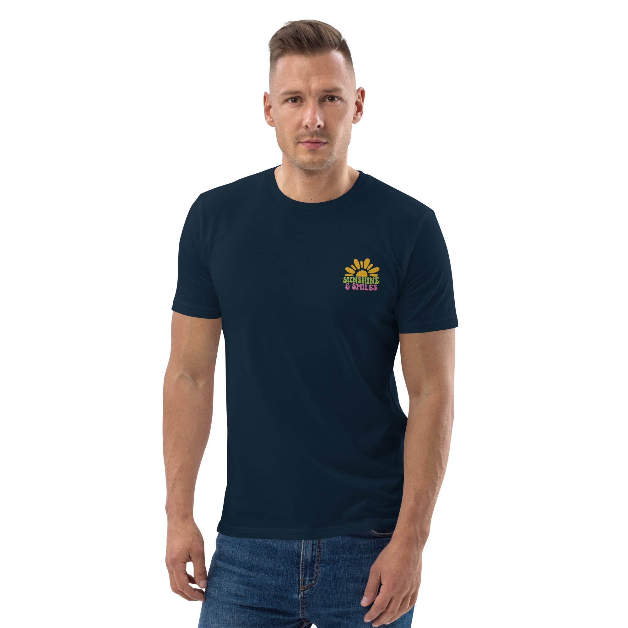 Sunshine &amp; Smile Organic Cotton Men T-shirt