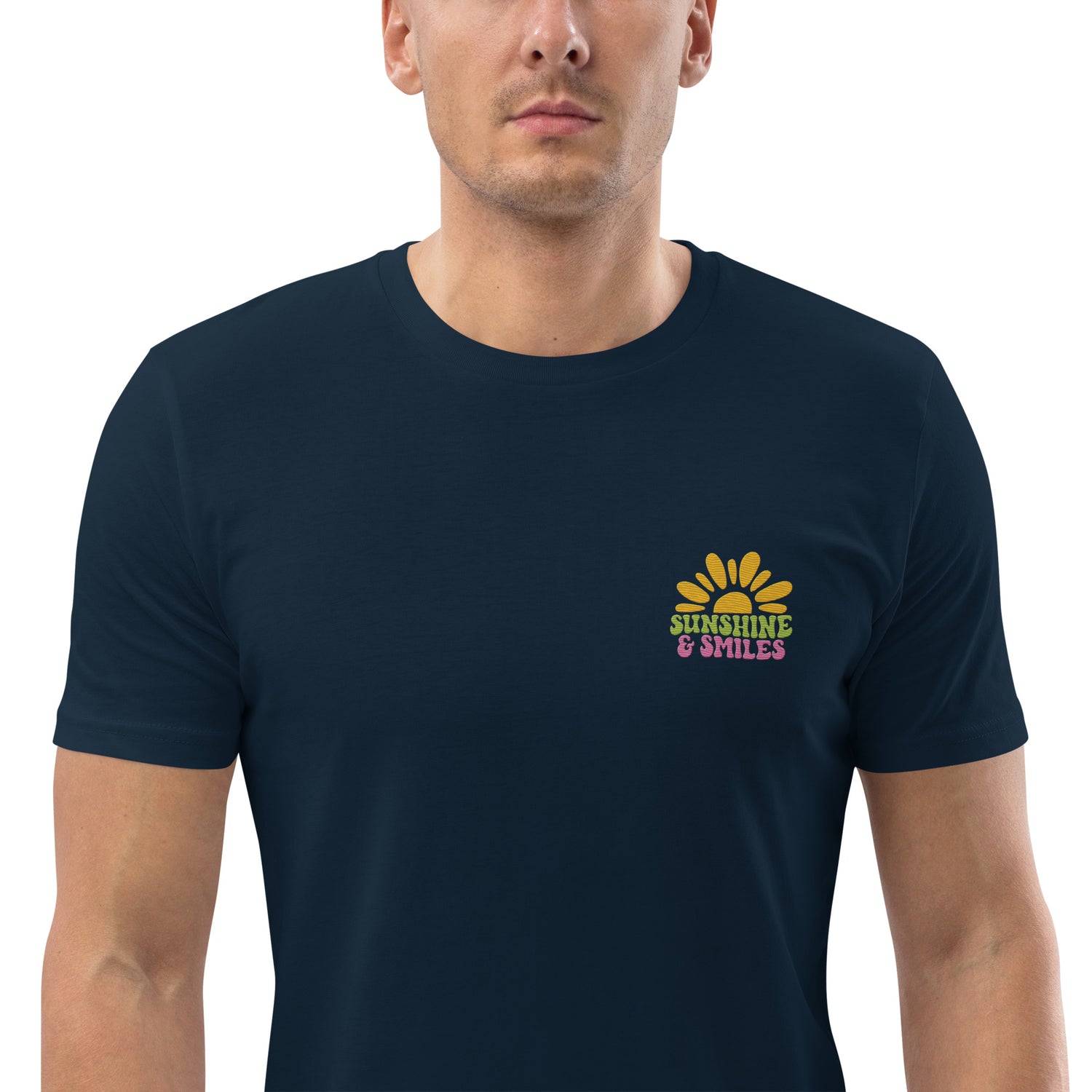 Sunshine &amp; Smile Organic Cotton Men T-shirt