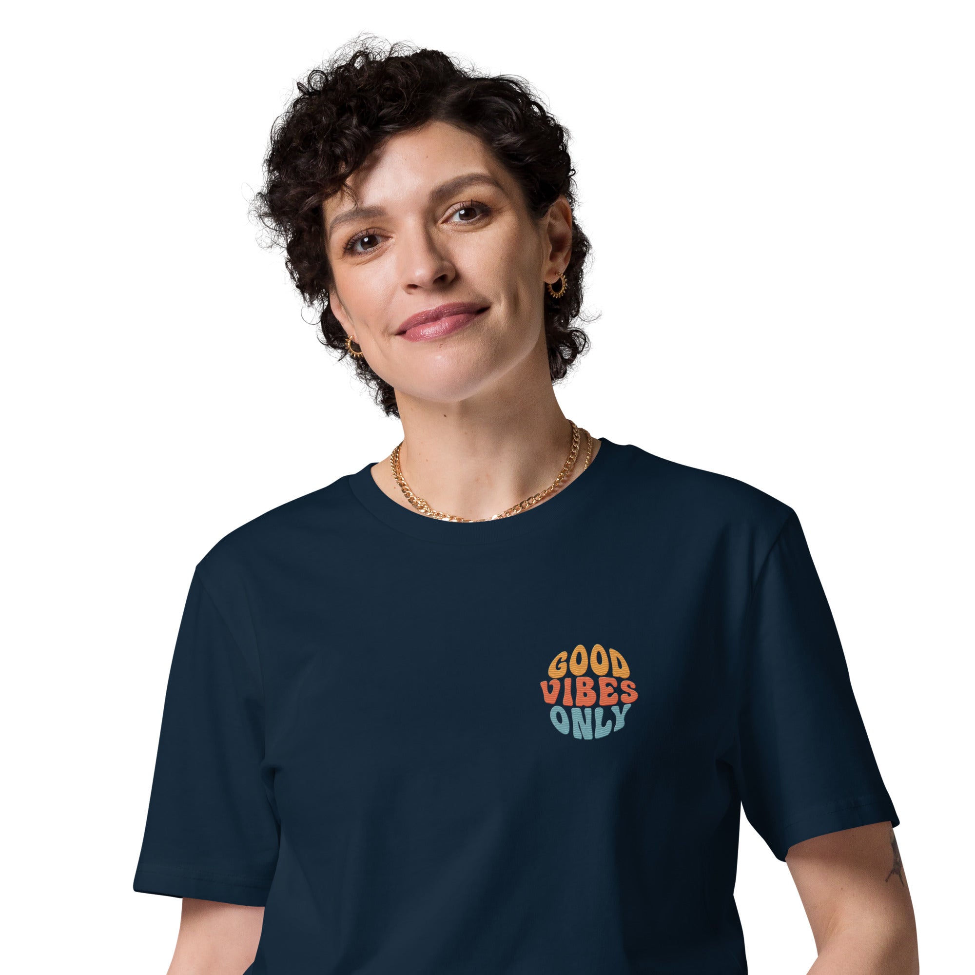 Good Vibes Only Organic Cotton Women T-shirt