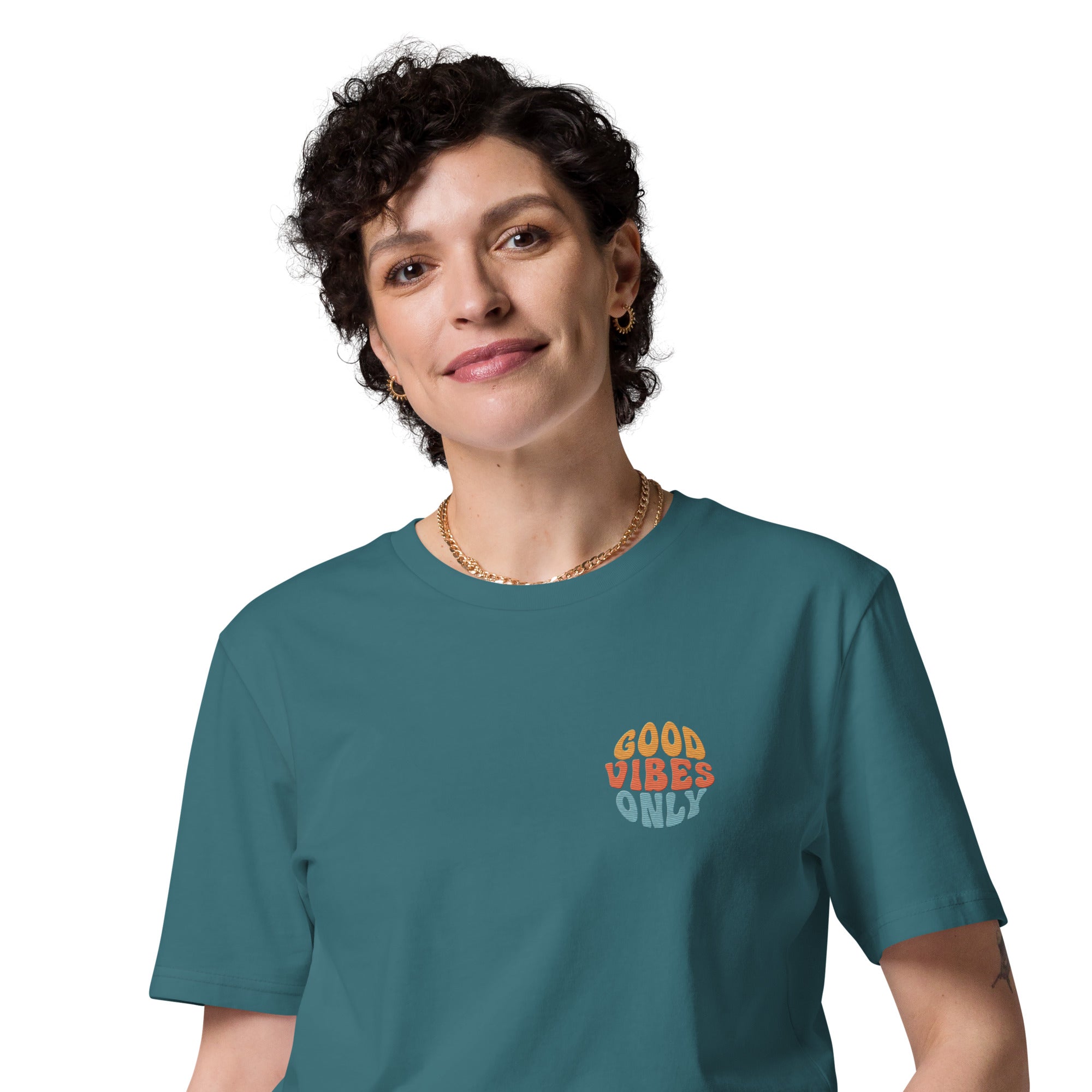 Good Vibes Only Organic Cotton Women T-shirt