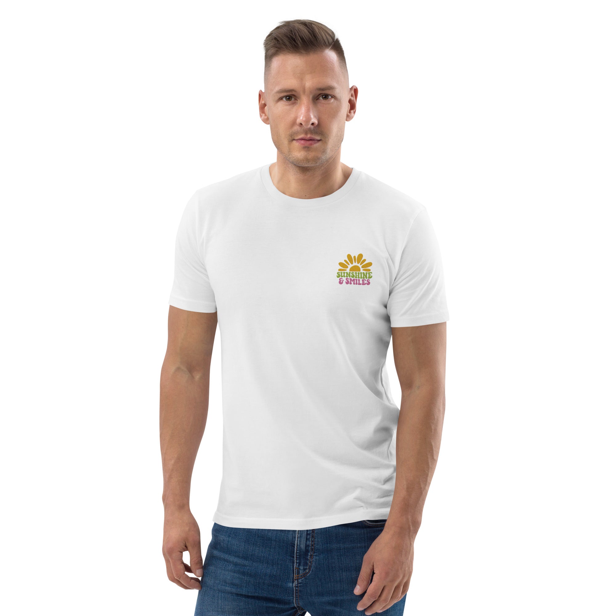 Sunshine &amp; Smile Organic Cotton Men T-shirt