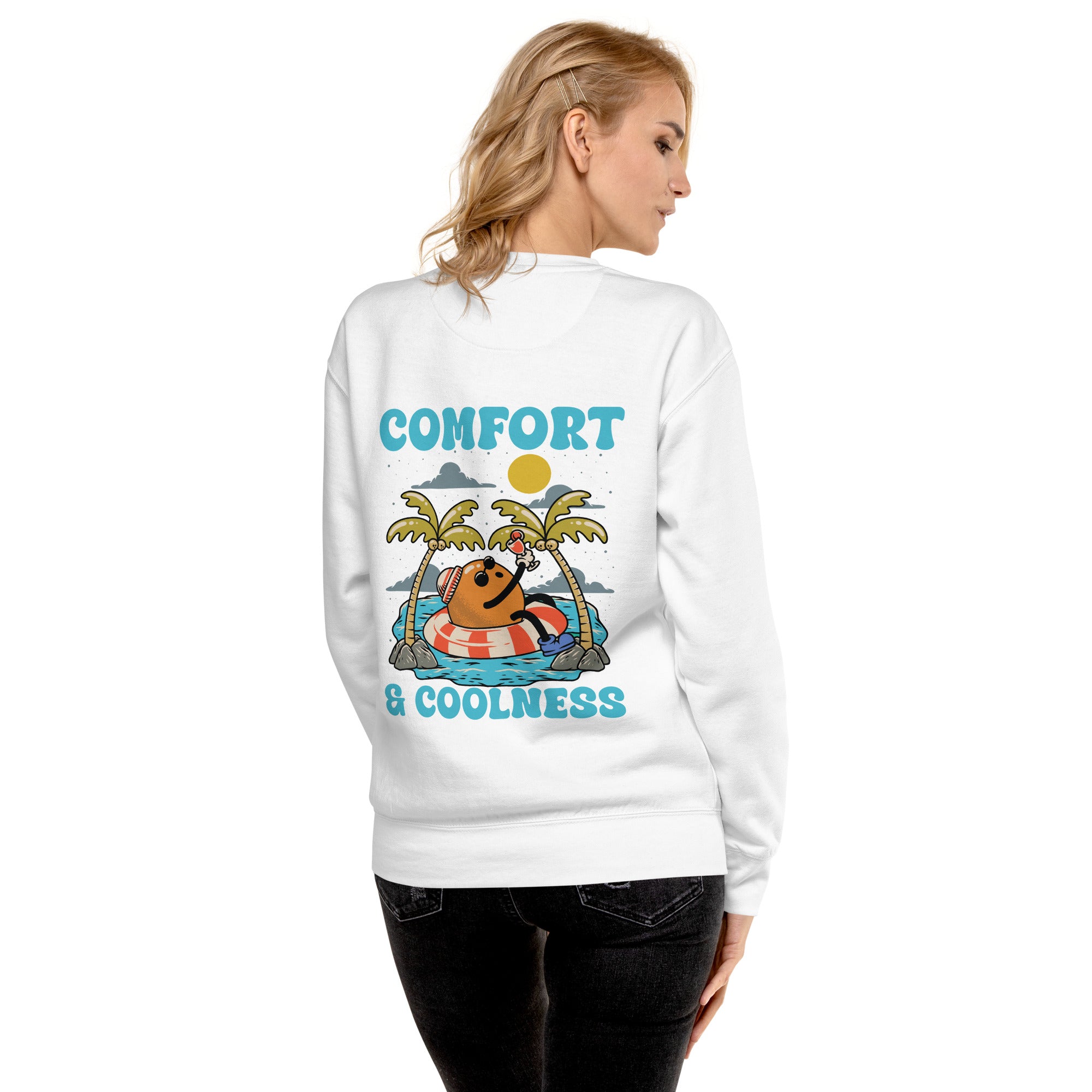 Comfort &amp; Coolness Women Premium Sweatshirt